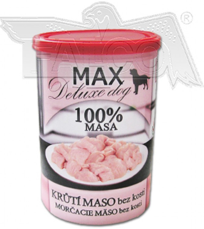 Max Deluxe Dog morčacie mäso bez kosti 400 g