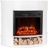 Klarstein Loloru, elektrický krb, ohrievač, 900/1800 W, týždenný časovač, diaľkové ovládanie (GDW24-Loloru W)