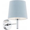 Argon Argon 3910 - Nástenná lampa BOLZANO 1xE27/15W/230V modrá/lesklý chróm AR3910 + záruka 3 roky zadarmo + záruka 3 roky zadarmo