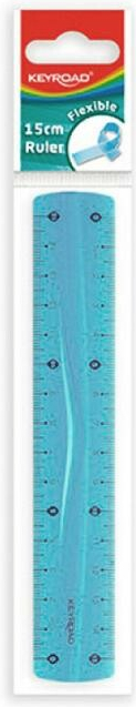 Keyroad pravítko 15 cm ohybné, mix farieb KR970854-15