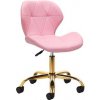 Activeshop kozmetická stolička QS-06G ružová