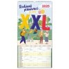 Kalendár 2025 nástenný: Rodinný, plánovací XXL, 33 × 64 cm