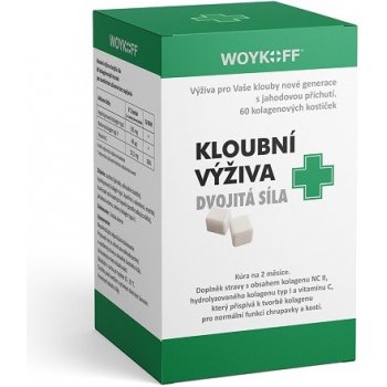 Woykoff Kloubní výživa dvojitá sila s kolagénom 60 kolagénových kociek