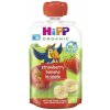 HiPP BIO 100% Ovocie Jablko Banán Jahoda kapsička (od ukonč. 4./6.mesiaca) ovocný príkrm 1x100 g