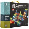 Teddies Kuličková dráha magnetická - 75 ks + doplňky - se světlem