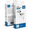 Slúchadlá Blue Star Wire Earphones Jack 3,5 mm With Microphone M09 1,2 M White