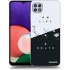 Picasee silikónový prehľadný obal pre Samsung Galaxy A22 A226B 5G - Živý - Mŕtvy