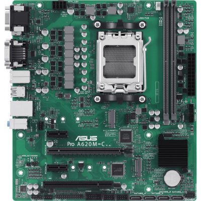 Asus PRO A620M-C-CSM Základná doska Socket #####AMD AM5 Tvarový faktor Micro-ATX Čipová sada základnej dosky AMD® B650; 90MB1F80-M0EAYC