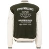 Alpha Industries zimná bunda Varsity Air Force Jacket dark olive Veľkosť: XL, Farba: zelená
