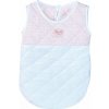 Petitcollin Spací vak ružovo-biely (pre bábiku 36-40 cm)