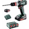 Metabo BS 18 L Quick Akumulátorový vŕtací skrutkovač (2x2,0Ah/18V) MetaBOX, 602320500