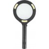Extol, lupa se světlem 80lm, 5x zvětšení, 3x0,5W COB LED