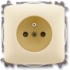ABB, s.r.o. Tango - 6619A-A06357 C - Zásuvka jednonásobná, clonky; slonová kosť
