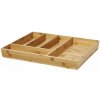 Goodhome Organizér do zásuvky, do kuchyne, príborník - NITAKI bambusový 51 x 43 cm