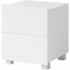 Nočný stolík Calabrini - biela