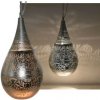 Závesná turkish lamp orient metal Silver WIRE DROP Ø26*56*180