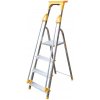 ALDOTRADE Schodíky domáci s madlom Profi Al 4 ZADARMO plastová plošinka