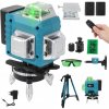 Laserová vodováha HILDA 3D PRO 360, zelený krížový laser s priestorovým zobrazením