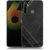 Picasee silikónový prehľadný obal pre Realme 6i - Black tile