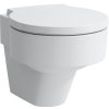 LAUFEN Val závesné WC Rimless s hlbokým splachovaním, 390 x 530 mm, matná biela, H8202817570001