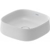 Duravit Zencha - Umývadlo na dosku, 42x42 cm, bez prepadu, DuraCeram, WonderGliss, matná biela 23734232791