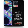 Picasee silikónový čierny obal pre Realme 8 4G - Dark Racer