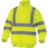 DELTA SPEED / Unisex reflexná nepremokavá parka 5v1 - fluo žltá/nám. modrá XXL