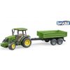Bruder 2108 Traktor John Deere 5115 M s valníkem-šedá kola