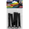 Pásky na suchý zips, na káble DEDRA 11RC12152 12x150 mm, čierne 10 ks