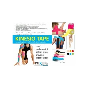 Trixline Kinesio Tape ružová 5cm x 5m