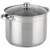 Nerezový hrniec 15 l so sklenenou pokrievkou