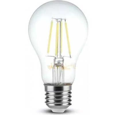 V-TAC Retro LED žiarovka E27, stmievateľná, 8W, 720lm, A67, 3000K