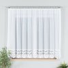 Biela žakarová záclona FELICJA 300x160 cm