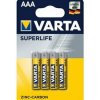 Varta baterky AAA Superlife 4ks