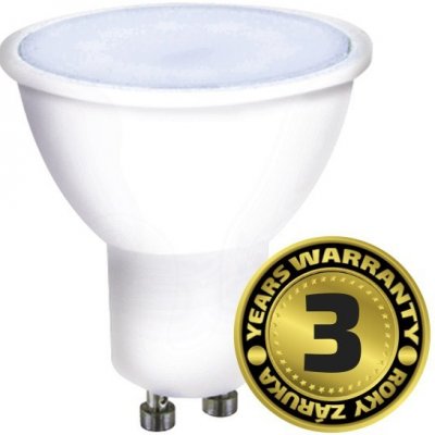 Solight LED žiarovka , bodová , 7W, GU10, 6000K, 500lm, biela