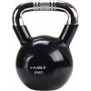 HMS Kettlebell železný pogumovaný s chrómovaným úchopom 20 Kg