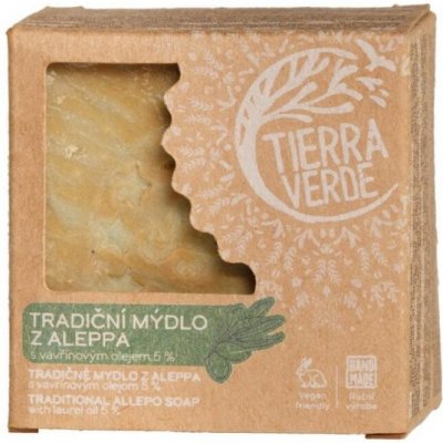 Tierra Verde Tierra Verde Mydlo Aleppo 5% v krabičke 190g