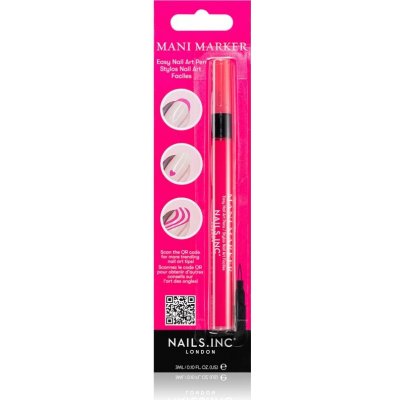 Nails Inc. Mani Marker ozdobný lak na nechty v aplikačnom pere odtieň Pink 3 ml