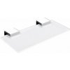 Nimco Polica do kúpeľne a sprchy 20 cm – sklo kov Kibo Ki-14091B-20-26