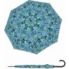 DOPPLER Fiber Flex Long AC Paisley blue - dámský holový vystřelovací deštník vícebarevný 740765PA02