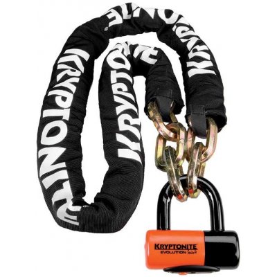 Zámek na klíč KRYPTONITE New York Chain 1210 & Evolution Disc Lock