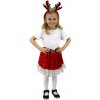 Detský kostým TUTU sukňa vianočný sob s čelenkou