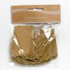 AKCIA!! KARTA PAPIER S KRAJKOU(24PCS) CM4,5X8 NATURAL