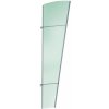 Scobax Bočná stena Savespot L 167 x 62 cm, strieborná/zelená