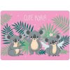 Laminovaná podložka na stôl Koala 40 x 28 cm (Ochranná detská podložka na stôl s motívom koaly – obojstranná, ľahko umývateľná)