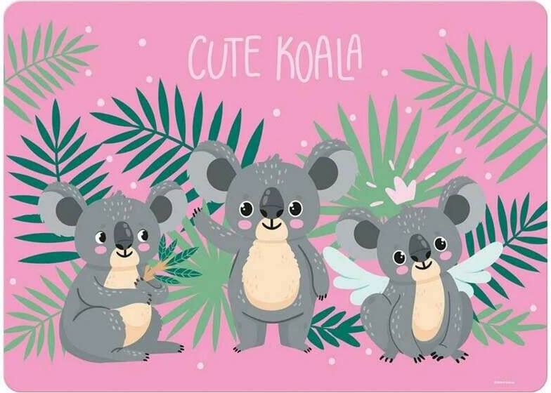 Laminovaná podložka na stôl koala 40 x 28 cm