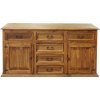 Rustikálna komoda MEXICANA COM26 Barevné provedení: vosk - dub tmavý