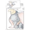 JERRY FABRICS Obliečky do postieľky Dumbo Grey baby Bavlna, 100/135, 40/60 cm