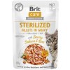 BRIT Care Cat Sterilized Salmon&Tuna Pouch - wet cat food - 85 g