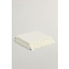 DEKA GANT LOGO THROW 130X180 WHITE SAND